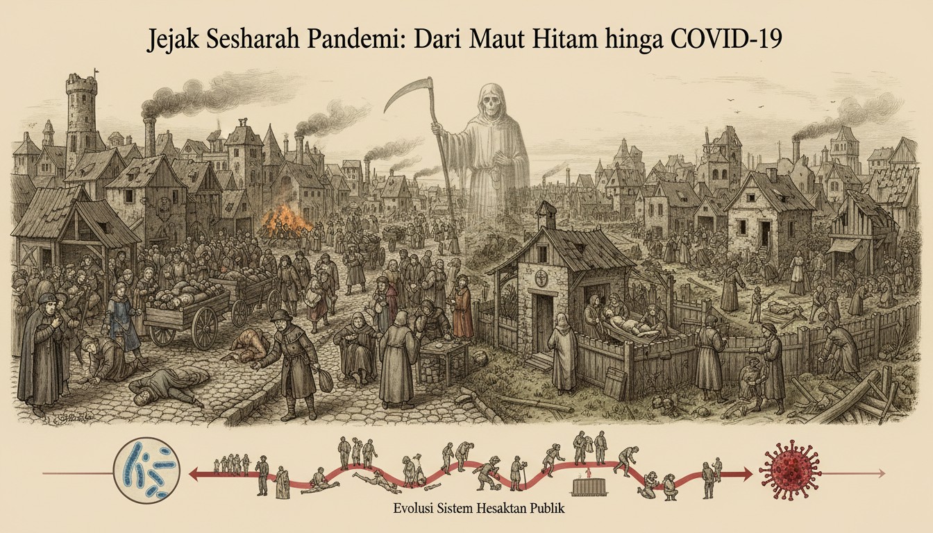 Jejak Sejarah Pandemi: Dari Maut Hitam hingga COVID-19